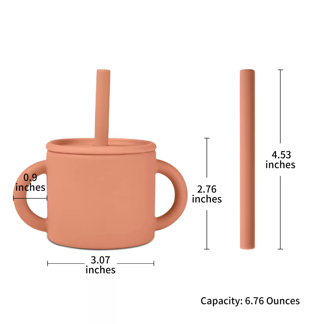 Silicone Cup (Set of 2)| Teal & Caicos