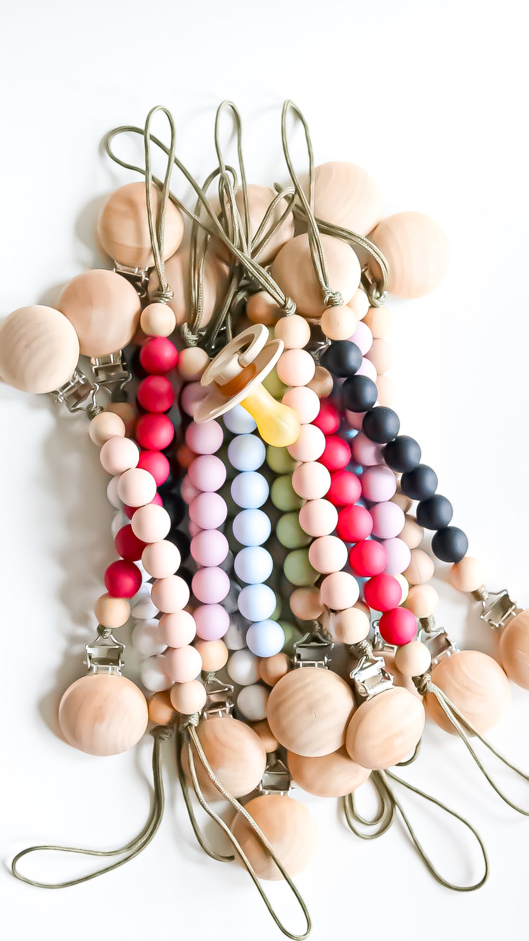 Pacifier Clip | Blush - Boötes and Loör