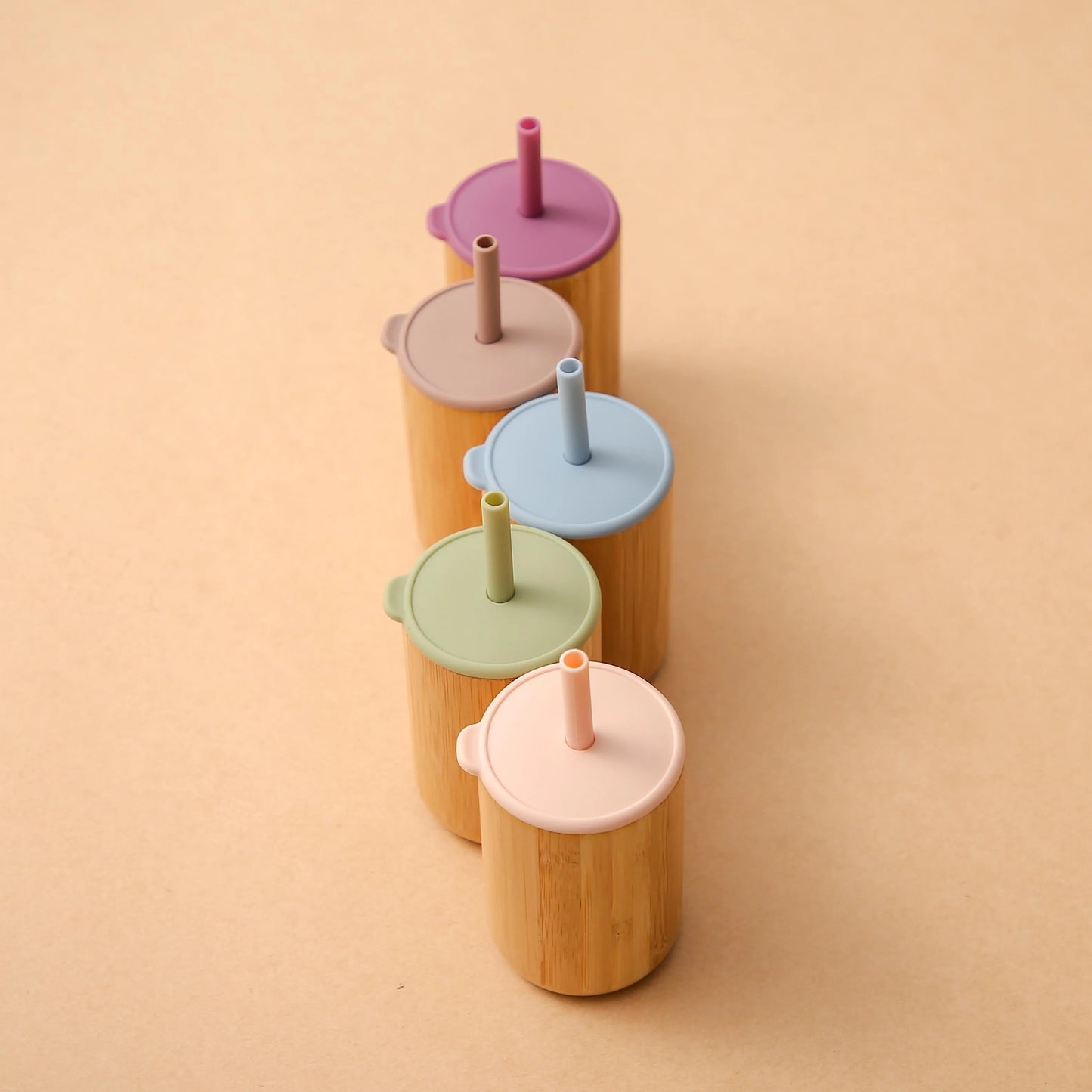 Natural Bamboo + Silicone Cup