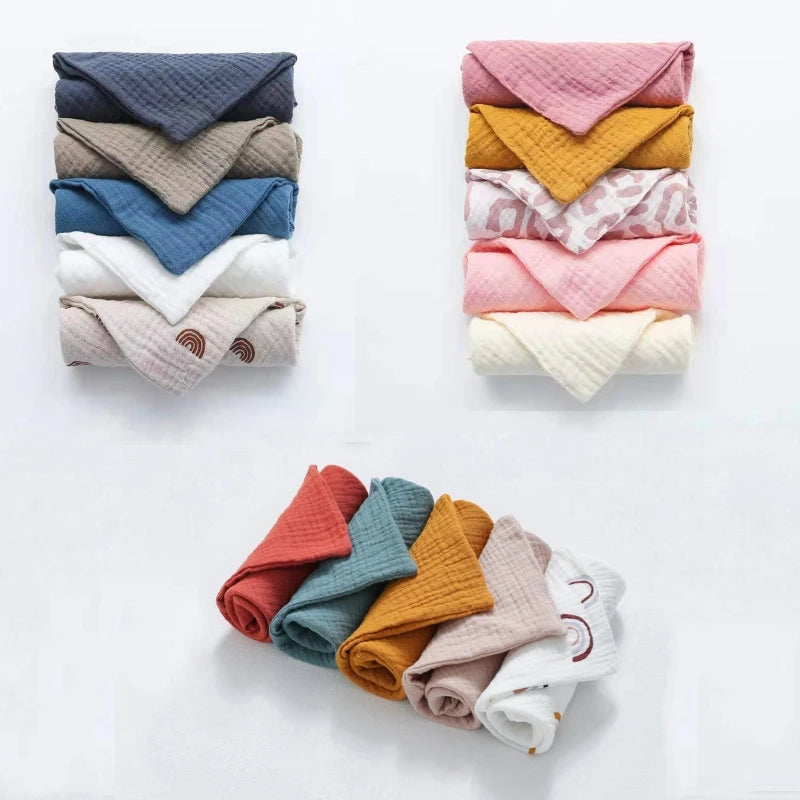 Muslin Cotton Washcloth - 5-Pack