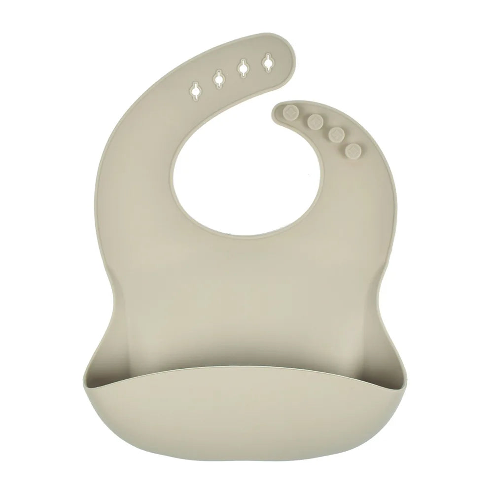 Silicone Baby Bib - Solid