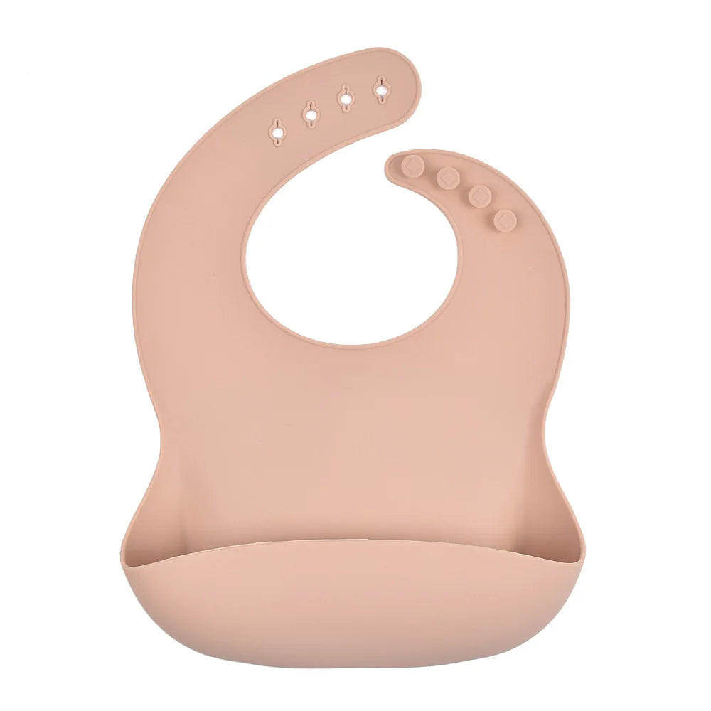 Silicone Baby Bib - Solid