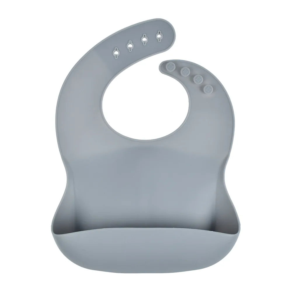 Silicone Baby Bib - Solid