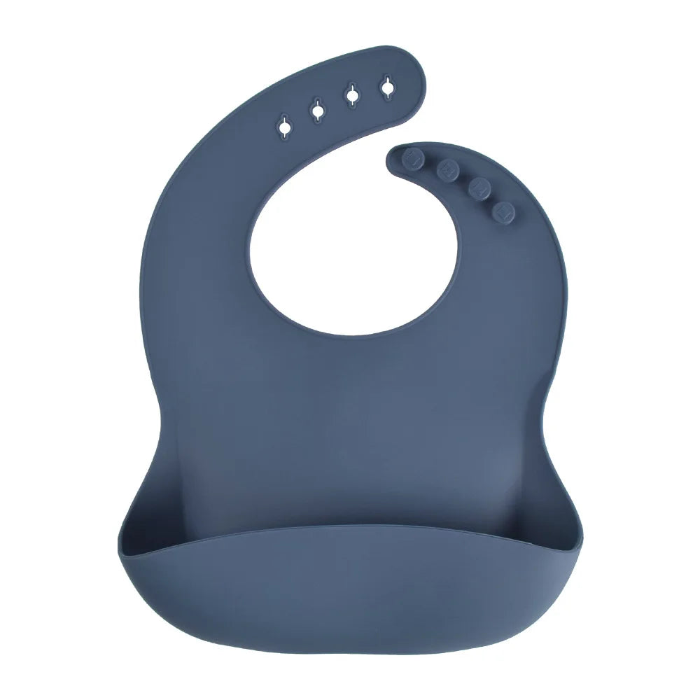 Silicone Baby Bib - Solid