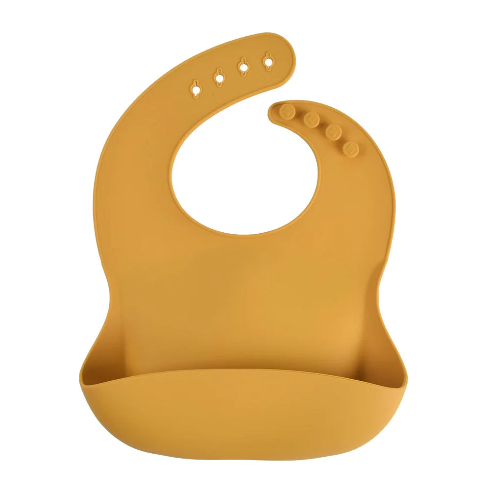 Silicone Baby Bib - Solid