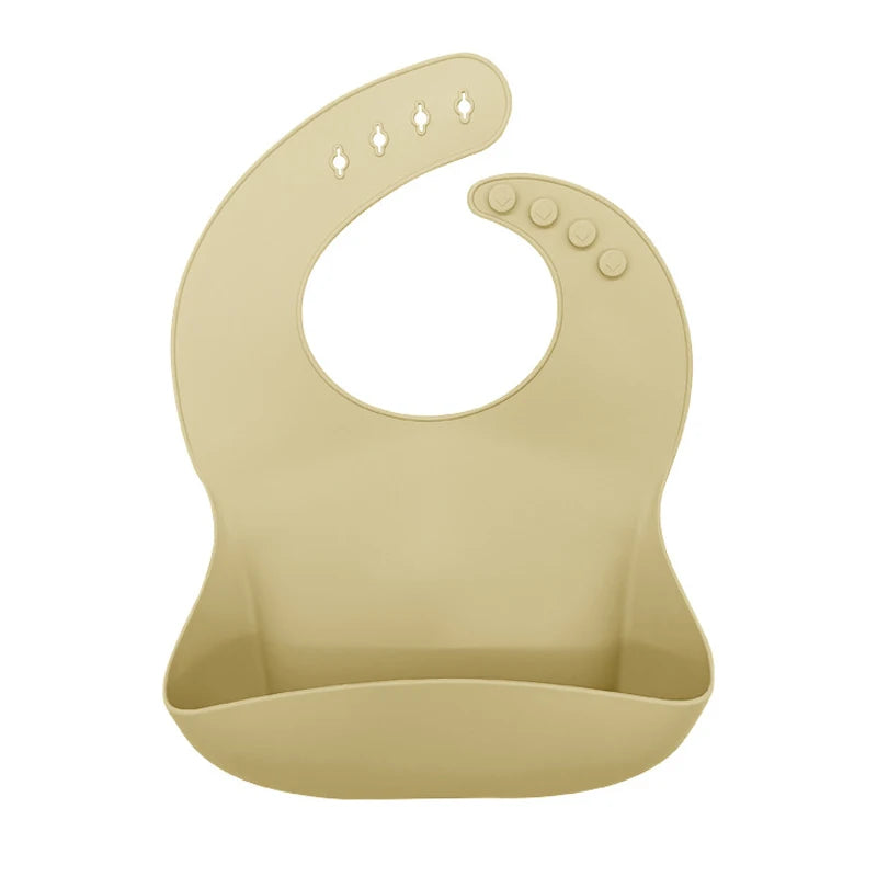 Silicone Baby Bib - Solid