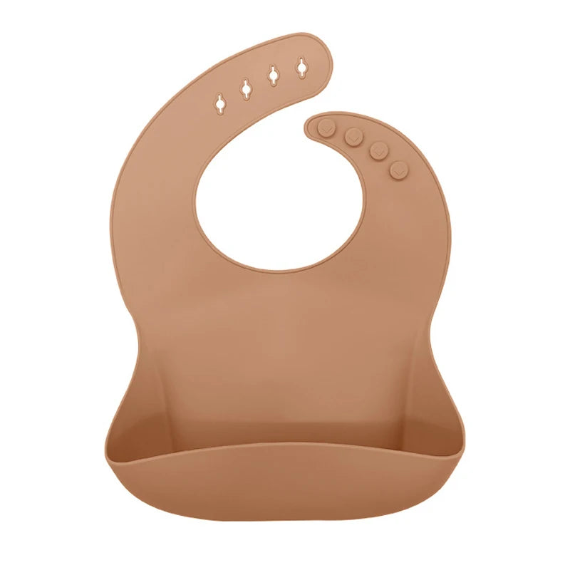 Silicone Baby Bib - Solid