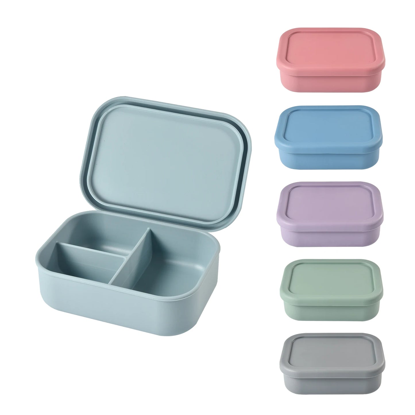 3 in 1 Silicone Lunch Bento Box