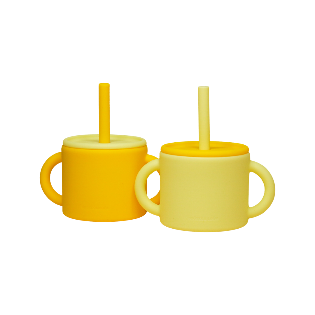Silicone Cup (Set of 2)| - Lemon Patch - Boötes and Loör