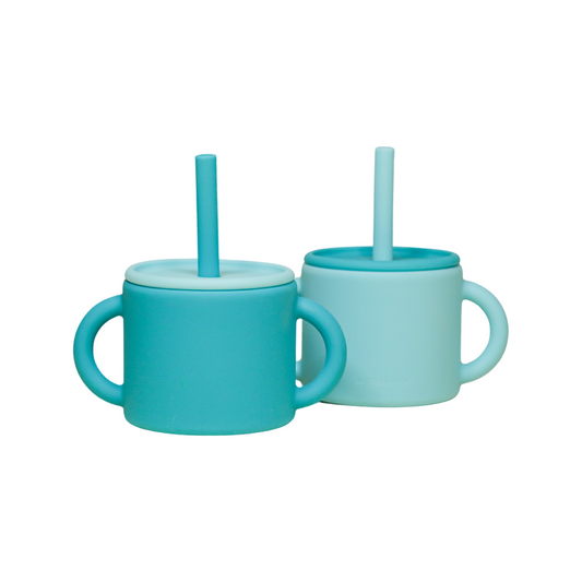 Silicone Cup (Set of 2)| Teal & Caicos - Boötes and Loör